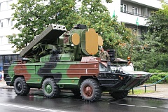 Sprzt wojskowy przed defilad - Army vehicles before parade