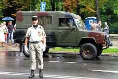 Sprzt wojskowy przed defilad - Army vehicles before parade