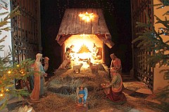 Christmas Nativity Scenes in Catholic Church in Poland - - - Szopki boonarodzeniowe w Kociele katolickim w Polsce