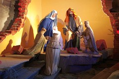 Christmas Nativity Scenes in Catholic Church in Poland - - - Szopki boonarodzeniowe w Kociele katolickim w Polsce