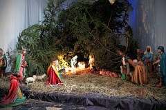 Christmas Nativity Scenes in Catholic Church in Poland - - - Szopki boonarodzeniowe w Kociele katolickim w Polsce