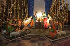 Christmas Nativity Scenes in Catholic Church in Poland - - - Szopki boonarodzeniowe w Kociele katolickim w Polsce