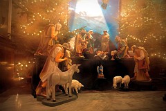 Christmas Nativity Scenes in Catholic Church in Poland - - - Szopki boonarodzeniowe w Kociele katolickim w Polsce