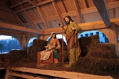 Christmas Nativity Scenes in Catholic Church in Poland - - - Szopki boonarodzeniowe w Kociele katolickim w Polsce