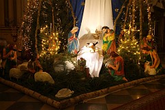 Christmas Nativity Scenes in Catholic Church in Poland - - - Szopki boonarodzeniowe w Kociele katolickim w Polsce