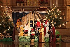 Christmas Nativity Scenes in Catholic Church in Poland - - - Szopki boonarodzeniowe w Kociele katolickim w Polsce