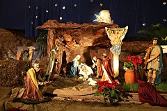 Christmas Nativity Scenes in Catholic Church in Poland - - - Szopki boonarodzeniowe w Kociele katolickim w Polsce