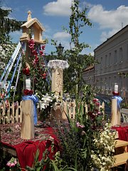 Corpus Christi procession - one of four altars