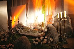 Easter ceremony & decorations in Catholic Church in Poland - - - Wielkanocne ceremonie i dekoracje w Kociele katolickim w Polsce