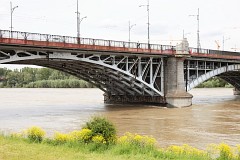 Lewy brzeg Wisy midzy mostami azienkowskim i witokrzyskim - Left bank Vistula between azienkowski & witokrzyski bridges