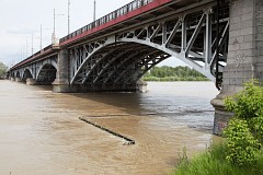 Lewy brzeg Wisy midzy mostami azienkowskim i witokrzyskim - Left bank Vistula between azienkowski & witokrzyski bridges