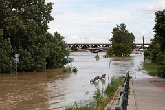 Lewy brzeg Wisy midzy mostami azienkowskim i witokrzyskim - Left bank Vistula between azienkowski & witokrzyski bridges