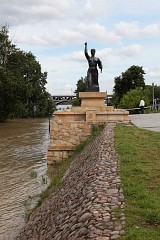 Lewy brzeg Wisy midzy mostami azienkowskim i witokrzyskim - Left bank Vistula between azienkowski & witokrzyski bridges