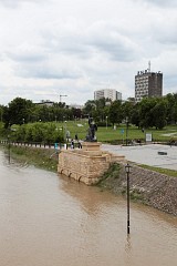 Lewy brzeg Wisy midzy mostami azienkowskim i witokrzyskim - Left bank Vistula between azienkowski & witokrzyski bridges