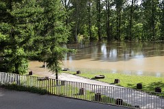 Most azienkowski i okolice - azienkowski bridge and neighborhood