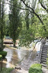 Most azienkowski i okolice - azienkowski bridge and neighborhood