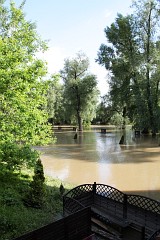 Most azienkowski i okolice - azienkowski bridge and neighborhood