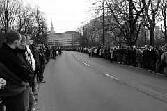 Kondukt aobny z trumn prezydenta Lecha Kaczyskiego - Funeral cortege with president Lech Kaczynski coffin