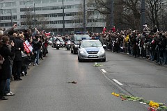 Kondukt aobny z trumn prezydenta Lecha Kaczyskiego - Funeral cortege with president Lech Kaczynski coffin