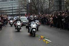 Kondukt aobny z trumn prezydenta Lecha Kaczyskiego - Funeral cortege with president Lech Kaczynski coffin