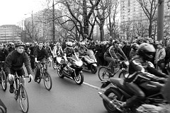 Kondukt aobny z trumn prezydenta Lecha Kaczyskiego - Funeral cortege with president Lech Kaczynski coffin