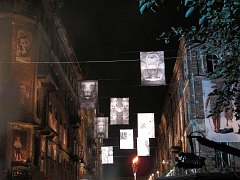 Stragany na Placu Grzybowskim i ulicy Prnej - Stalls at Grzybowski Square and Prna Street